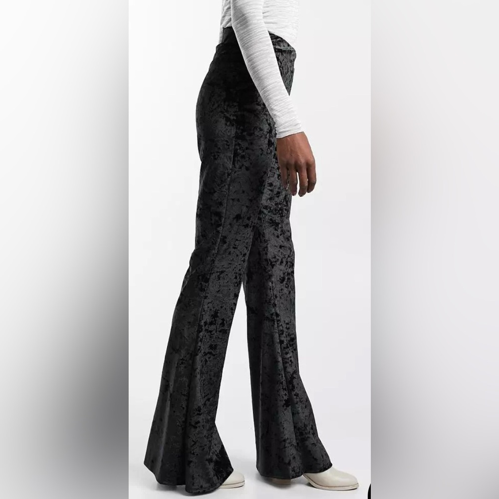 Willow & Root Velvet Flare Pant - Picture 2 of 7